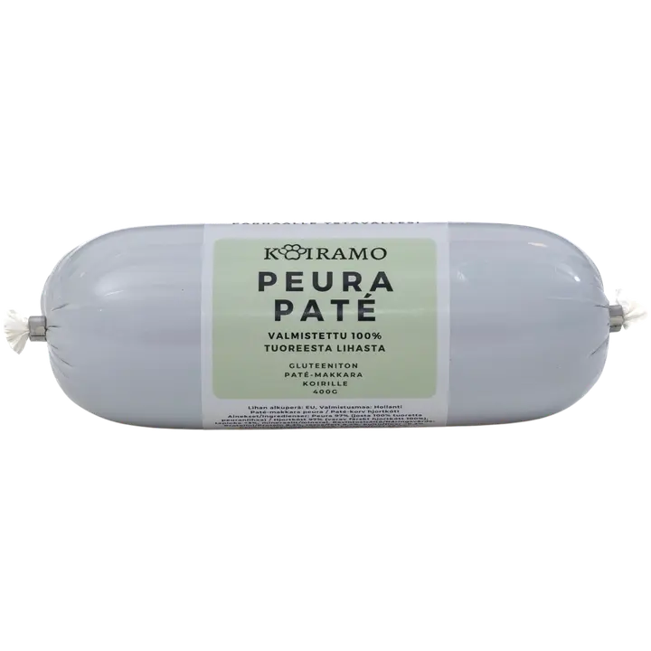 Koiramo Peura Paté-makkara gluteeniton 400g koiralle