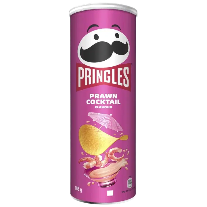 Pringles kartulikrõpsud krevetimaitselised kartulilaastud 165g