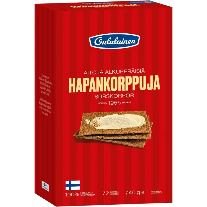 Oululainen Hapankorppuja 740g
