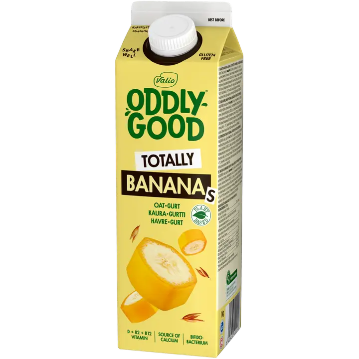 Oddlygood® kaurapohjainen gurtti 1kg banaani