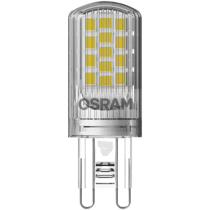 Osram LED PIN 4,2W/2700K G9 ei-himmennettävä kirkaskupuinen LED-pienoislamppu 2 kpl/pkt