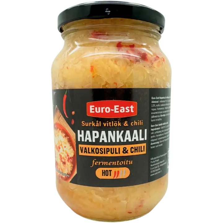 Euro-East Hapankaali valkosipuli & chili 460g