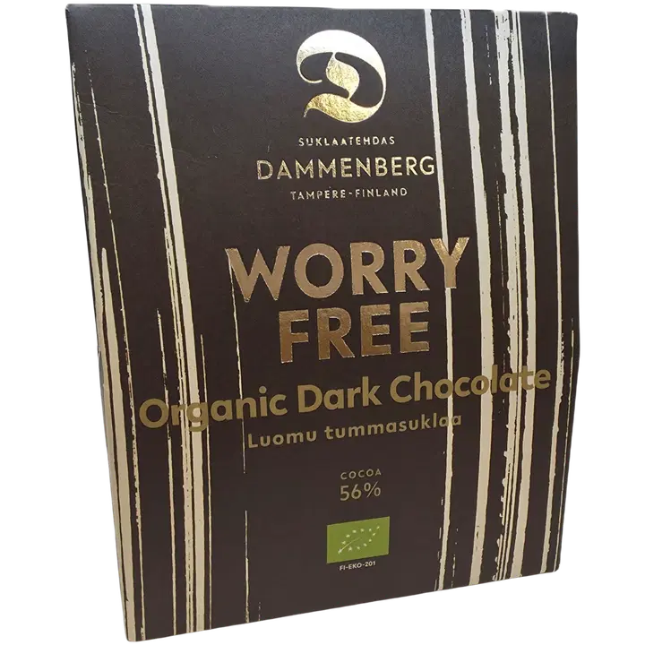 Dammenberg Tumma suklaanappi 90g, luomu