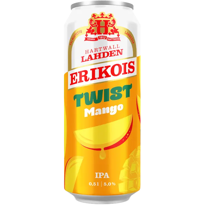 Lahden Erikois Twist Mango olut 5% 0,5 l