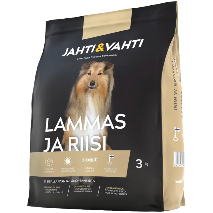 Jahti&Vahti Lamm och ris 3 kg