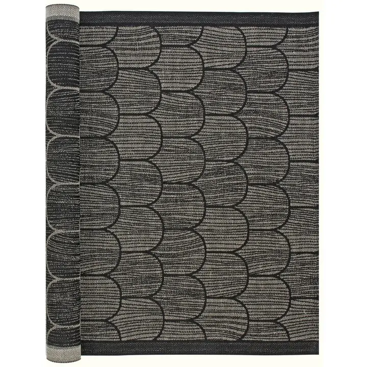 Lapuan Kankurit Paanu laudeliina musta pellava-puuvilla 48x150cm