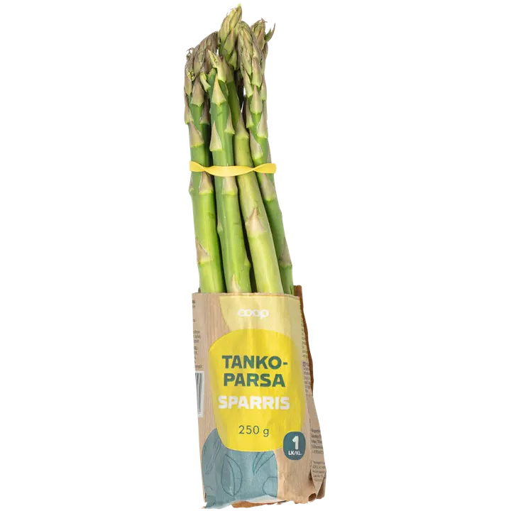 Coop vihreä tankoparsa 250 g