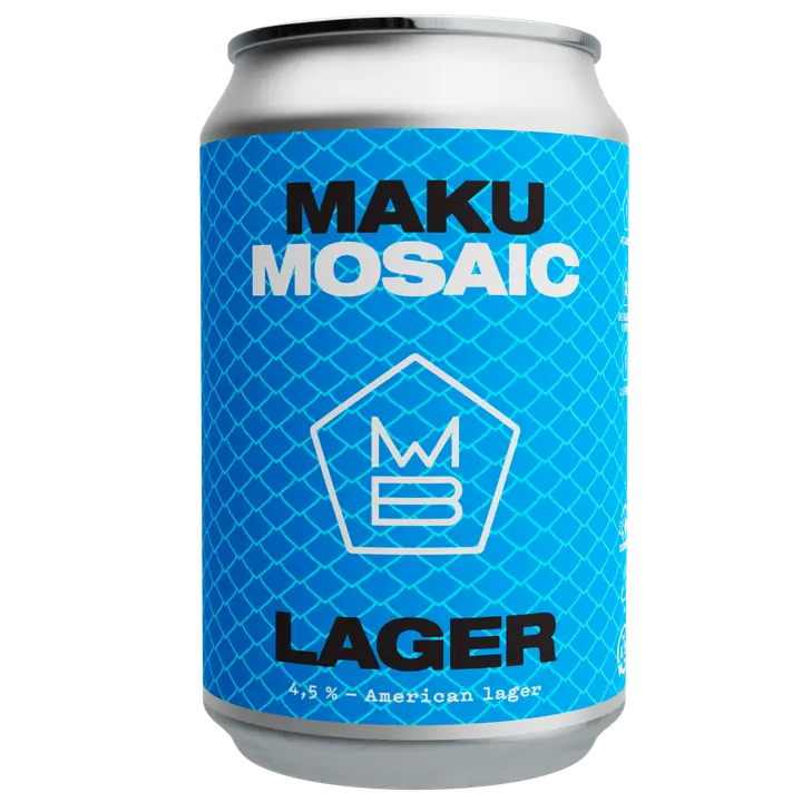 Maku Brewing Mosaic lager 4,5% 0,33l tölkki