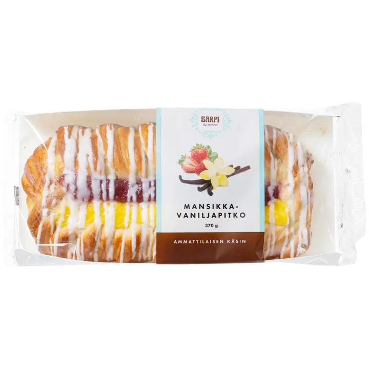 Sarpi Mansikka-vaniljapitko 370g