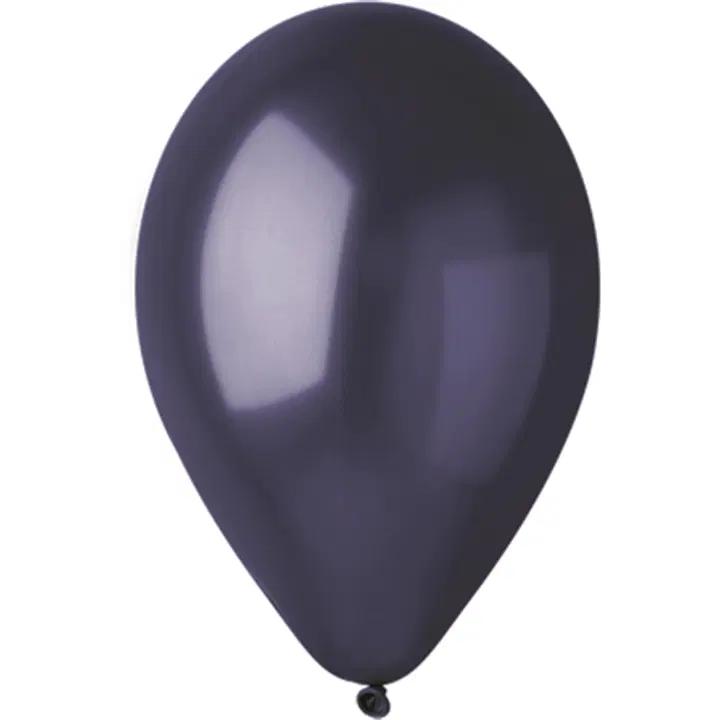 Juhlamaailma ilmapallo metallinhohtomusta 10 kpl