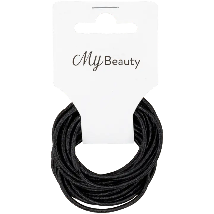 MY BEAUTY hiuslenkki musta ohut 15 kpl