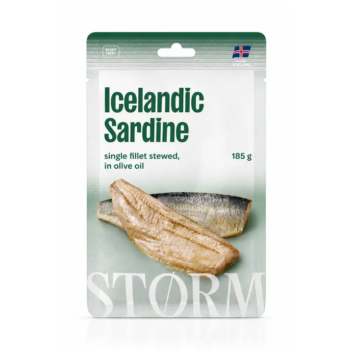 Isstormur hautatud sardiinifilee õlis 185g