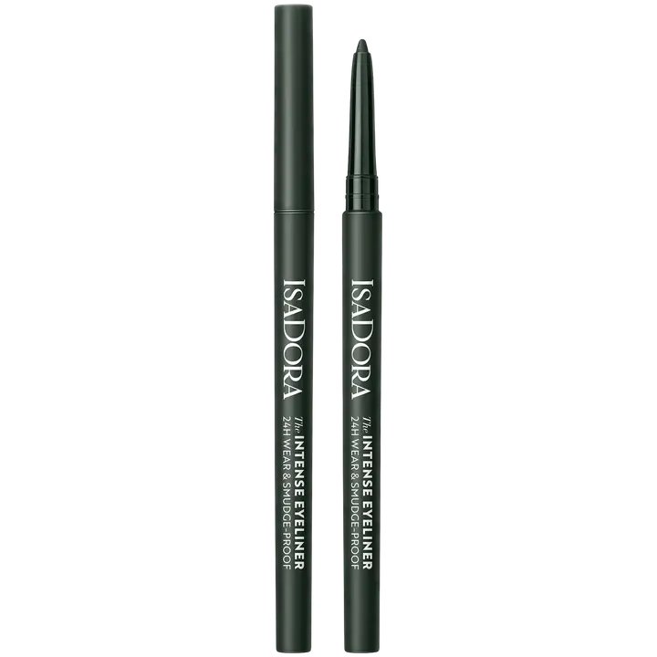 Isadora The Intense Eyeliner Silmänrajauskynä 24H Wear & Smudge-proof 67 Dark Green 0,35g