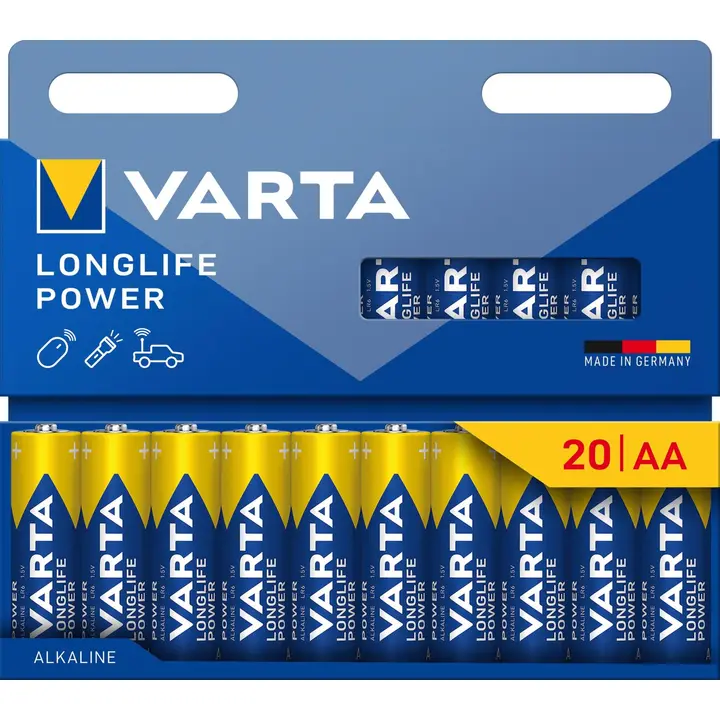 Varta leelispatarei longlife power aa 20tk
