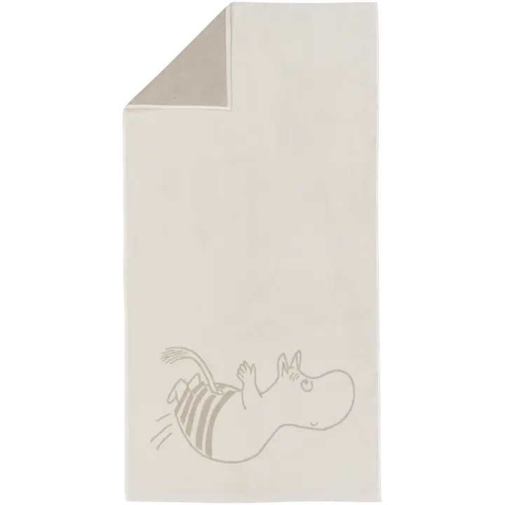 Moomin Arabia kylpypyyhe 70x140 Muumipeikko valk.