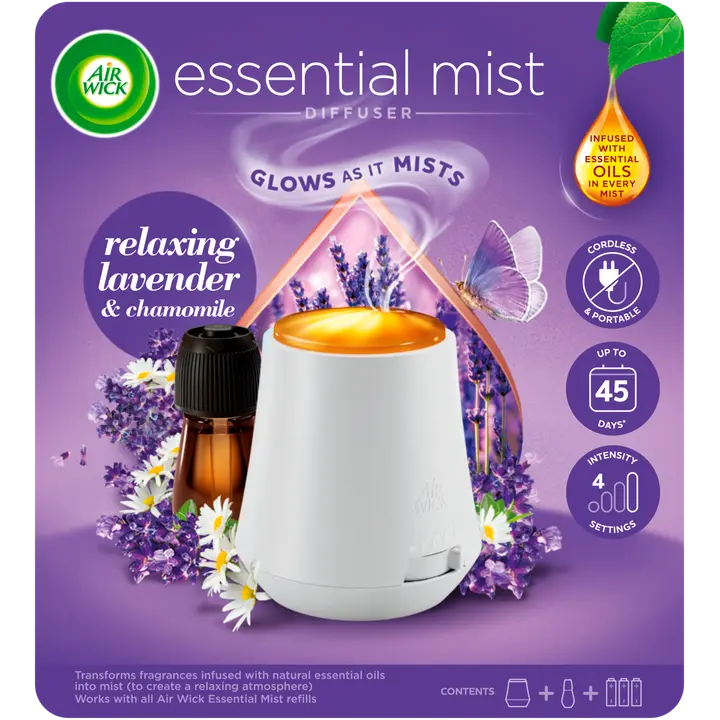 Õhuvärskendaja essential mist lavendel ja kummel