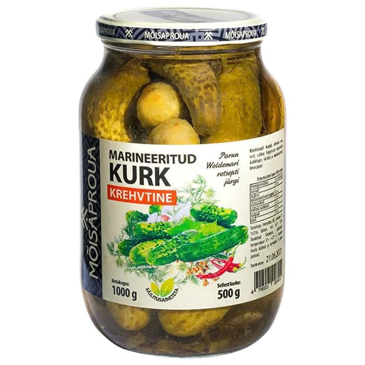 MÕISAPROUA marineeritud kurk krehvtine 1000/500 g