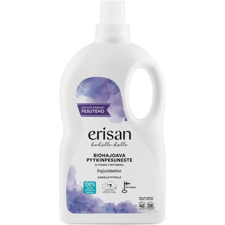 Erisan Hajusteeton Biohajoava Pyykinpesuneste 1.5l