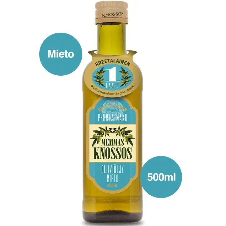 Memmas Knossos Oliiviöljy mieto 500 ml