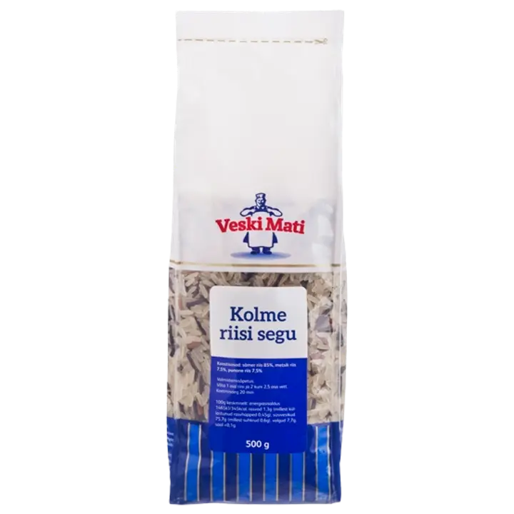 Kolme riisi segu 500 g