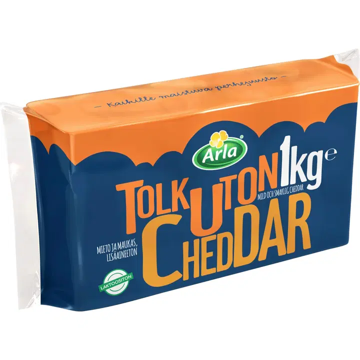 Arla Tolkuttomat Juustot Tolkuton 1kg Cheddar