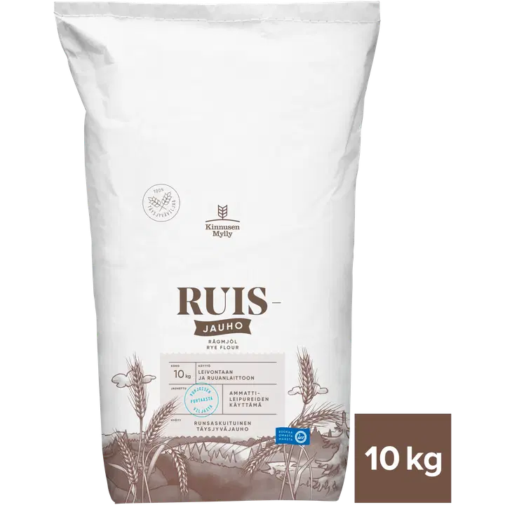 Kinnusen Mylly Ruisjauho 10 kg