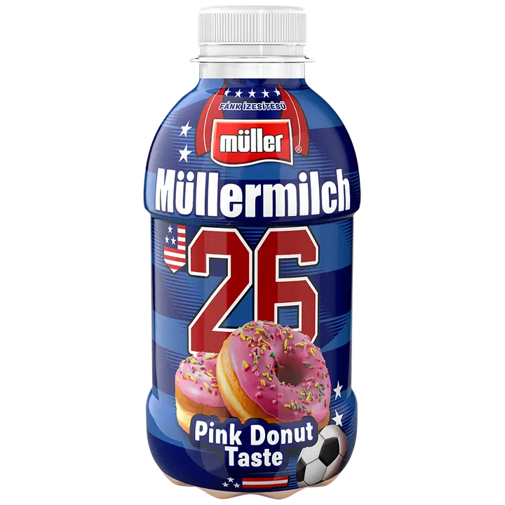 Müller roosa sõõriku maitselinepiimajook, 400 g