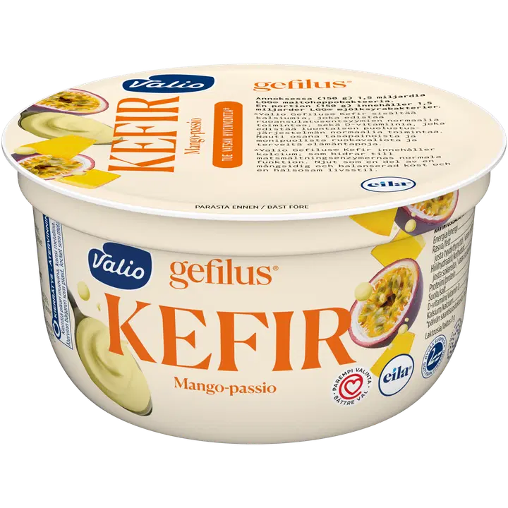 Valio Gefilus® Kefir mango-passio laktoositon 150 g
