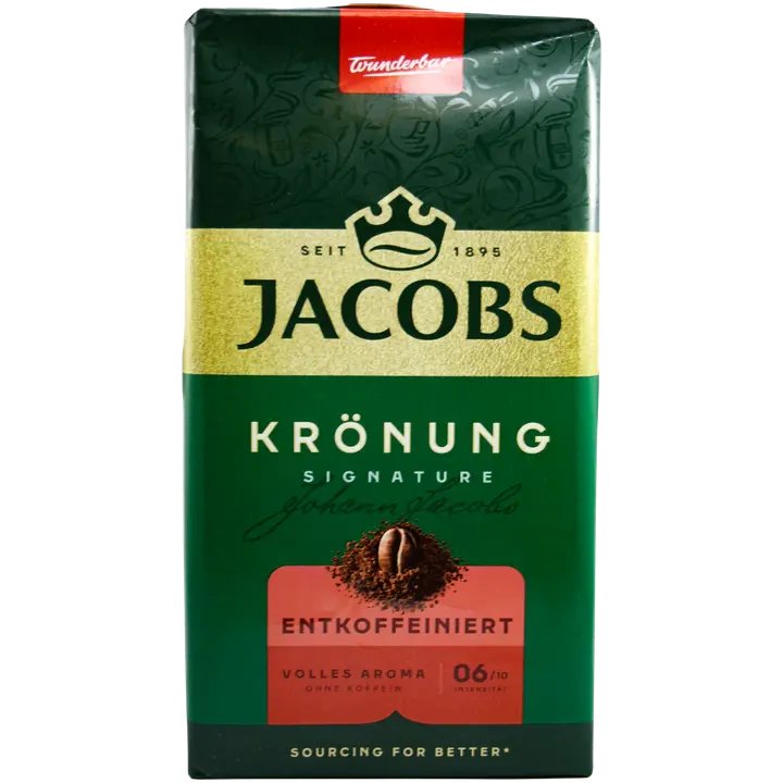Jacobs Krönung kofeiiniton suodatinkahvi 500g