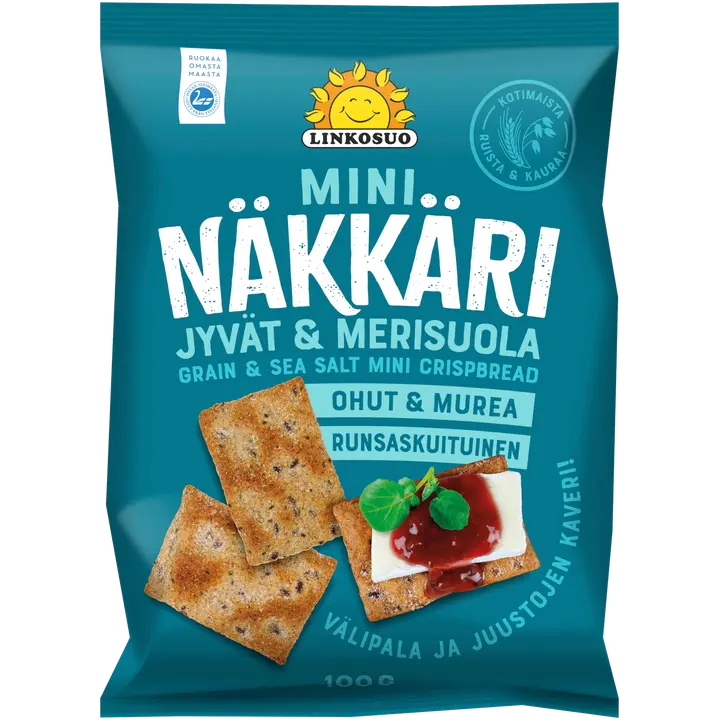 Linkosuo Mininäkkäri Jyvät&Merisuola 100 g