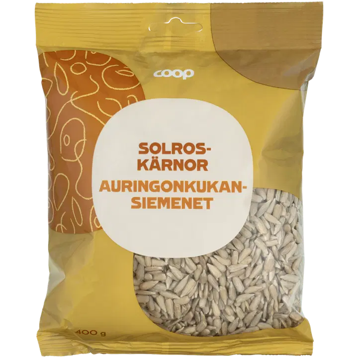 Coop Auringonkukansiemenet natural 400 g