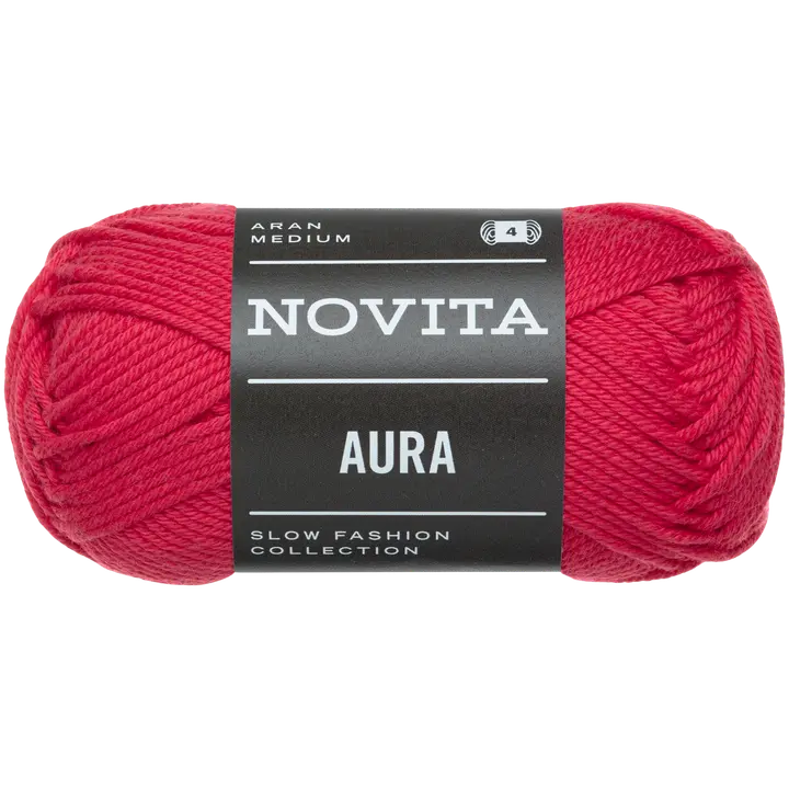 Novita puuvillalanka Aura 50 g intohimo