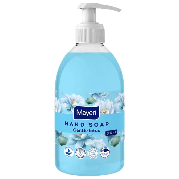Mayeri gentle lotus nestesaippua 500ml