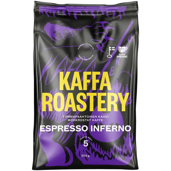Kaffa Roastery Espresso Inferno kahvipapu 250g