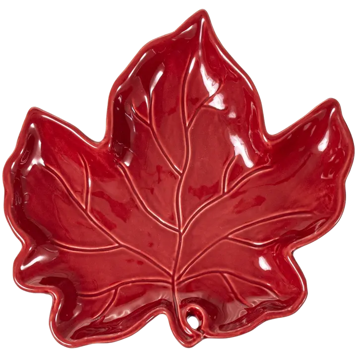 Taldrik vahtraleht burgundi