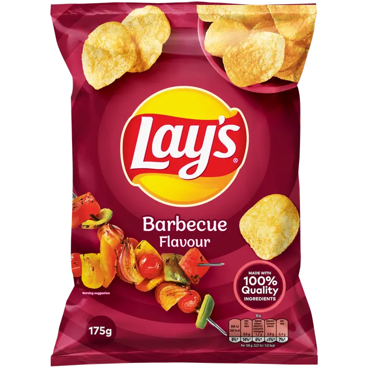Lay's barbecue maustettu perunalastu 175g