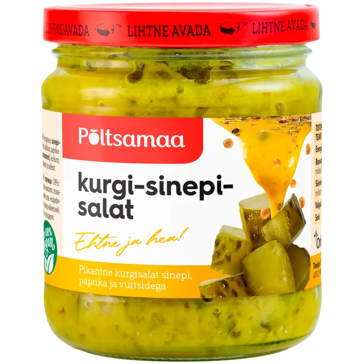 Põltsamaa kurgi-sinepisalat 280g