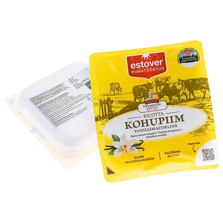 Piimameister Otto Ricotta vanillimaitseline kohupiim 200g