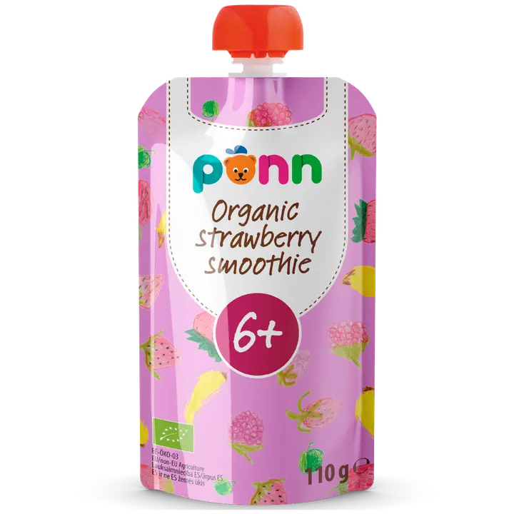 Põnn maasikasmuuti 110g 6k+