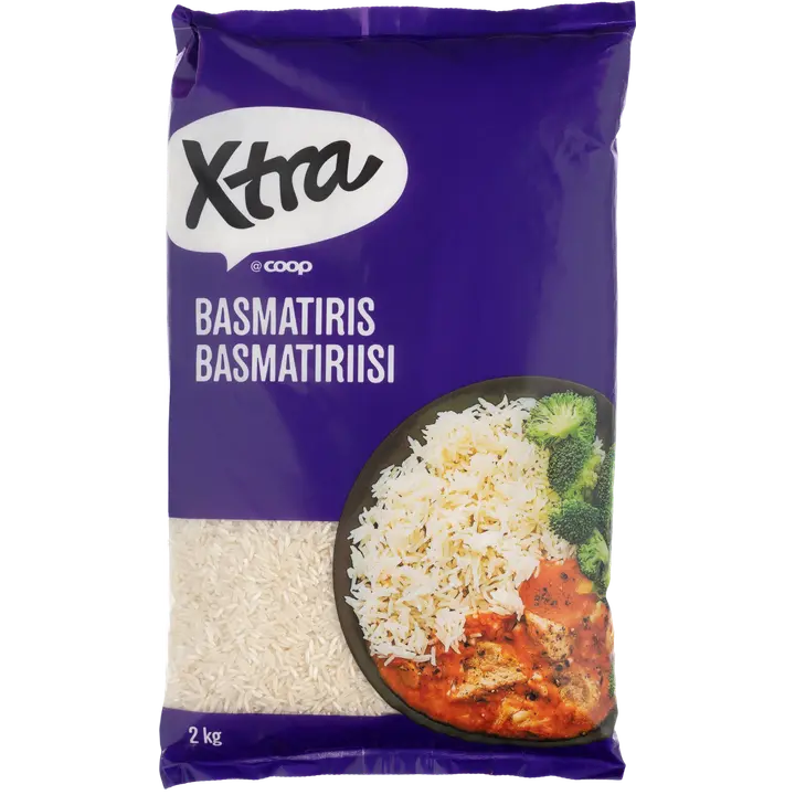 Xtra basmatiriisi 2 kg