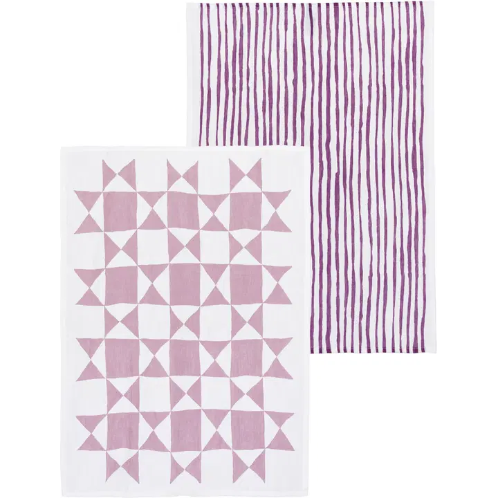 Finlayson keittiöpyyhe Tiuhta-Vohveli 2kpl 50x70 cm violetti