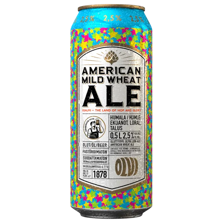 OLVI American Mild Wheat Ale 2,5 % 0,5 l tlk
