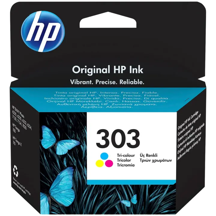 HP mustepatruuna 303 - kolmiväri