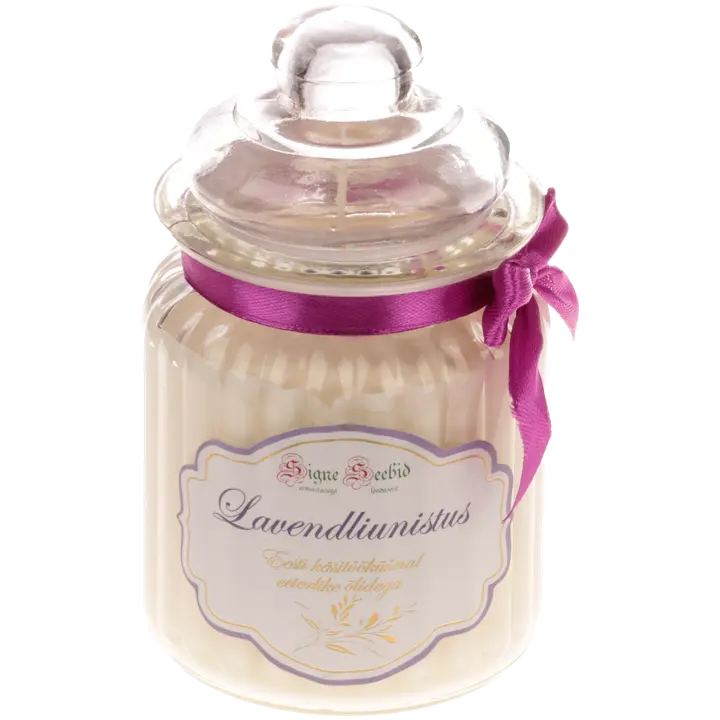 Signe sojavahast küünal lavendliunistus