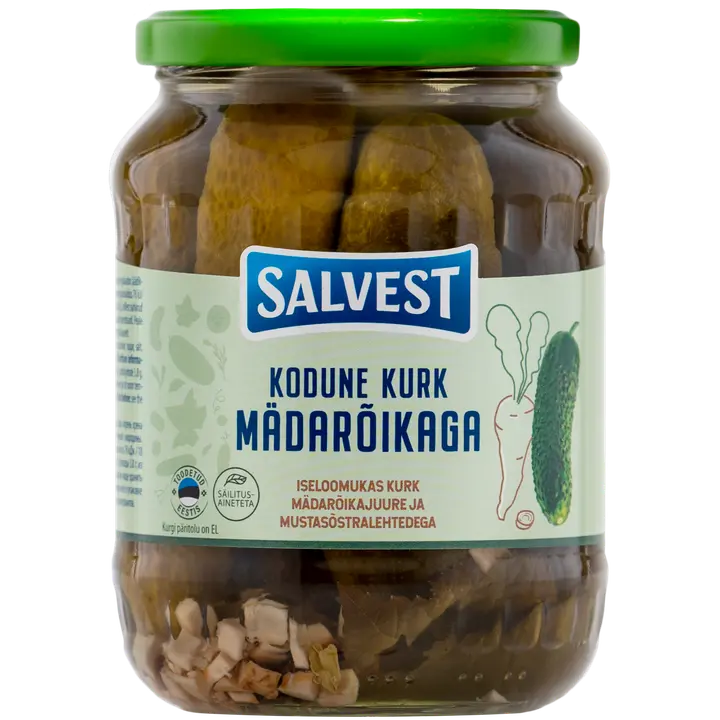 Salvest kodune kurk mädarõikaga 675/358 g