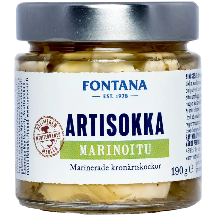 Fontana Artisokka 190g Marinoitu