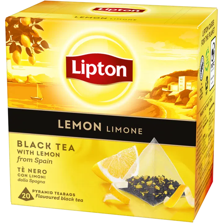 Lipton Lemon 20pss musta tee