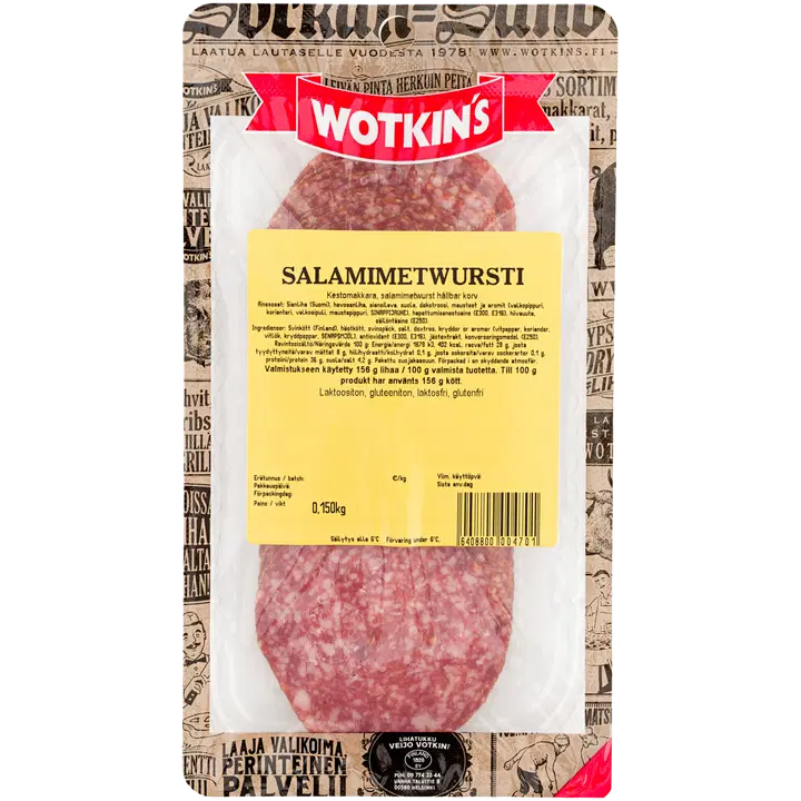 Wotkin´s 150g Salamimetwursti kestomakkara