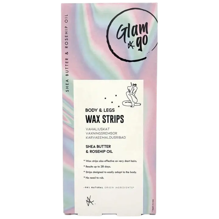 Glam & Go kylmävahaliuskat vartalo&jalat 20kpl