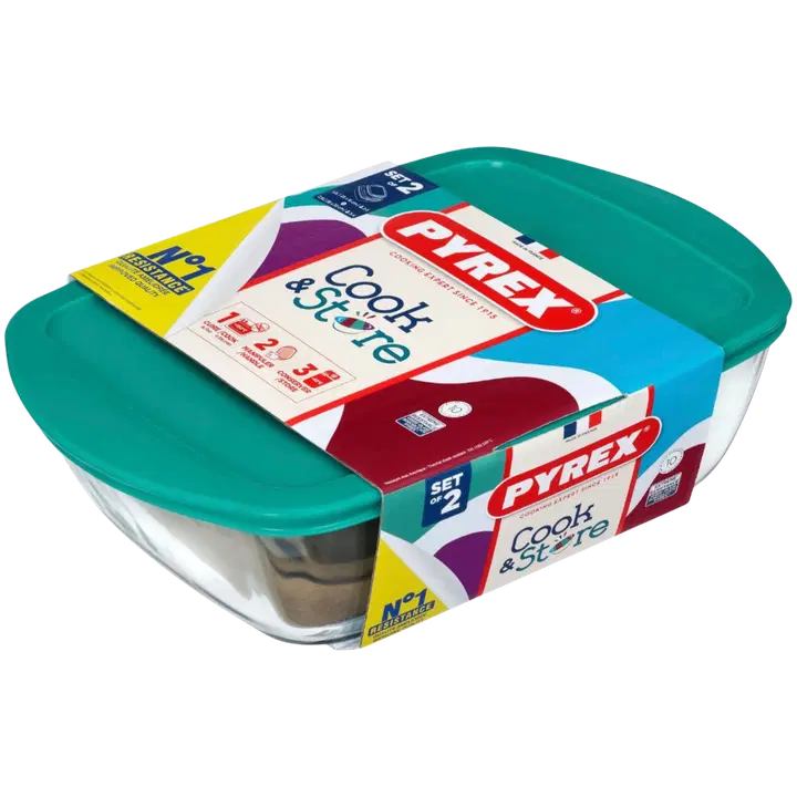 Pyrex ugnsformsset turkos